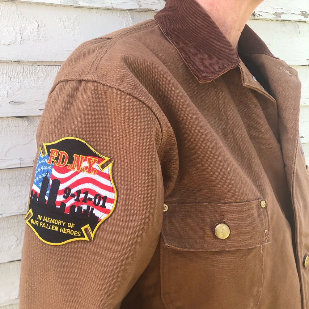 Vintage 2001 FDNY 9/11 World Trade Center Work Issued Carhartt Jacket size 42